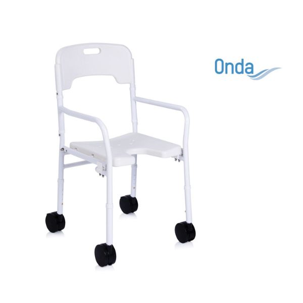 Sedile da doccia con braccioli Onda Moretti per anziani e disabili
